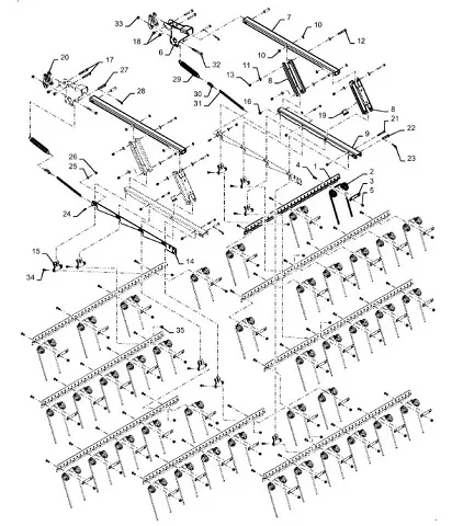 47559052 - Гребенка культиватора